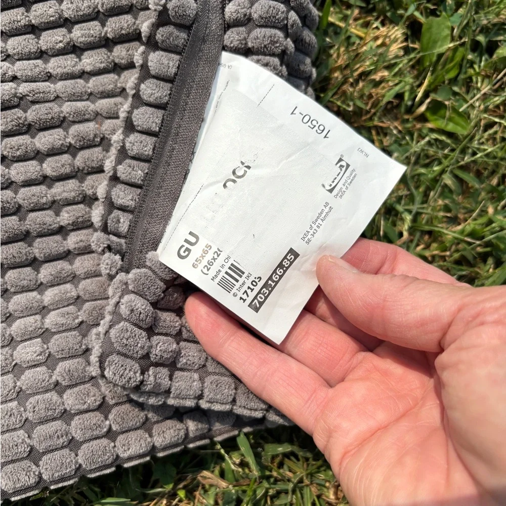 ikea gray pillow cushion cover
